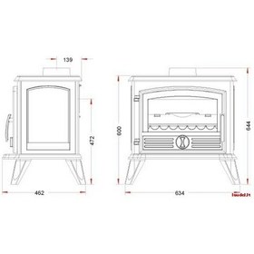 Resim Invicta Samara İthal Döküm Odun Sobası 9148 44 