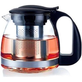 Resim Yakut Cam Demlik Siyah 700 ML 