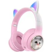 Resim Nettech Nt-bth20 Kablosuz Kulak Üstü Bluetooth Kulaklık - Pembe 