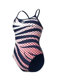 Resim Arena Multı Strıpes Kadın Yüzücü Mayosu 007158710 Çok Renkli 