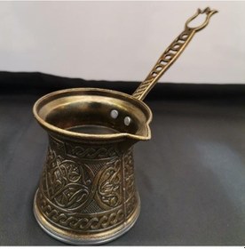 Resim İndüksiyon Cezve No:3 Antik Sarı 