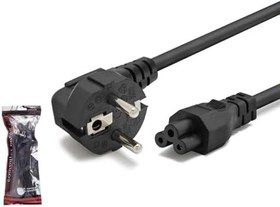 Resim Hadron HDX5517 1mm 500w 1.2mt Yonca Güç Kablosu - Siyah 