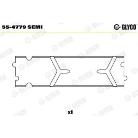 Resim Glyco 554779SEMI Piston Kol Burcu 55201616 (4 Adet Fiyatıdır) 