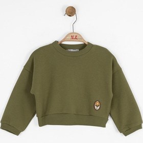 Resim Nk Kids Kız Çocuk Sweatshirt 37603 Haki 