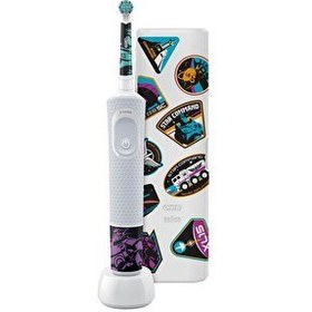 Resim Oral-B D100 Vitality Lightyear Özel Seri Çocuklar İçin Ekstra Yumuşak Şarj Edilebilir Diş Fırçası + Seyahat Kabı 