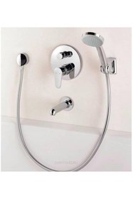 Resim Hansgrohe Focus E2 Tek Kollu Ankastre Banyo Bataryası - Krom 31945000 