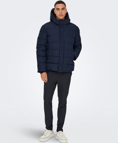 Resim Only & Sons Onscayson Puffa Otw Noos Erkek Mavi Mont - 22019598 Mavi 