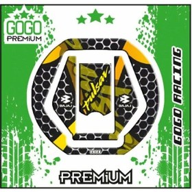 Resim Bajaj Pulsar 2014 - 2024 Uyumlu Depo Kapak Pad 003 Çok Renkli 