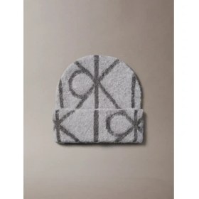 Resim Calvin Klein Erkek Gri Emblem Brushed Bere Standart Beden Sezonluk Kullanım İçin 
