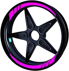 Resim Moto GP Gül Pembesi İç Jant Şeridi Sticker 