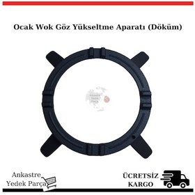 Resim Bosch Uyumlu - Siemens Ocak Wok Göz Yükseltme Aparatı Döküm Izgara Tava - 405120832 