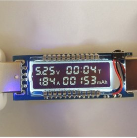 Resim Keweisi Usb Voltmetre Ampermetre Usb Şarj Kapasitesi Test Cihazı N11.2755 