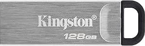 Resim Kingston DataTraveler Kyson 128 GB DTKN/128GB 200 MB/s'ye kadar Okuma, 60MB/s' ye kadar yazma, Metal Gövdeli 