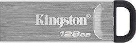 Resim Kingston DataTraveler Kyson 128 GB DTKN/128GB 200 MB/s'ye kadar Okuma, 60MB/s' ye kadar yazma, Metal Gövdeli 