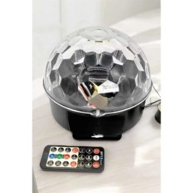 Resim Bluetooth ve Uzaktan Kumandalı Çok Renkli Masaüstü Disko Topu 