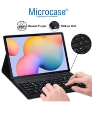 Resim Microcase Samsung Galaxy Tab S6 Lite P610 10.4 Inch Bluetooth Klavye Ve Mouse Standlı Kılıf 