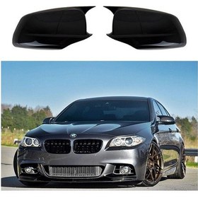 Resim Ebal Otomotiv BMW F10 5 Serisi Yarasa Batman Ayna Kapağı Piano Black 2010-2013 