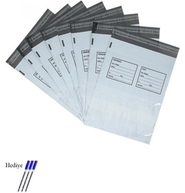 Resim CPU ELEKTRONİK Cepli Küçük Boy Kargo Poşeti 24x30+5 cm - 100 Adet (40+40=80 Mikron) 