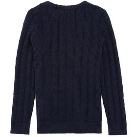 Resim U.S. Polo Assn. Erkek Çocuk Lacivert Basic Bisiklet Yaka Kazak 50293551-VR033 