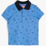 Resim Erkek Bebek Polo Yaka Tişört 