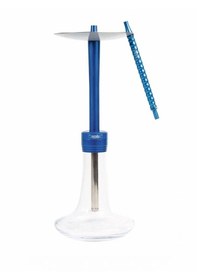 Resim Mr Eds E 18 Boksör Gökkuşağı Seri Nargile Takımı Mavi Şeffafcam 