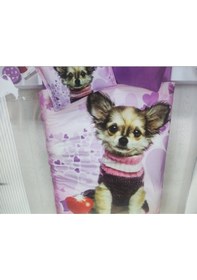 Resim 3d Çift Kişilik Nevresim Takımı Puppy Çok Renkli 