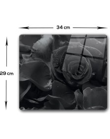 Resim Decorita Karagül Desen | Cam Kesme Tahtası - Cam Kesme Tablası | 29cm x 34cm 