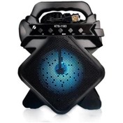 Resim BYRTECH KTS1183 Yüksek Desibelli El Fenerli Led Işıklı Taşınabilir Ses Bombası Bluetooth Hoparlör 