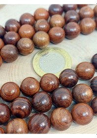 Resim Bileklik Boy Ud Ağacı Ahşap Yarım Dizi 11.5mm 45256 18cm Uzunluğundadır Çok Renkli 