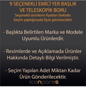 Resim Arnica Hydra Süpürge Emici Başlığı Borusu 