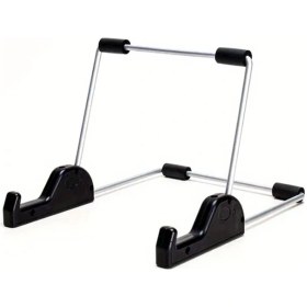 Resim Gateesat Siyah Ayarlanabilir Katlanır Tablet Dizüstü Bilgisayar Standı Taşınabilir Ergonomik Tutucu Emniyetli Yapışkan Ped Metal Tel Askı 