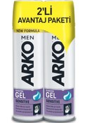 Resim Arko Men Sensitive Tıraş Jeli 2 x 200 ML 