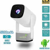 Resim Harvox K2 Power Pro Plus Taşınabilir Powerbanklı Projectör 