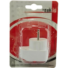 Resim Mena Rise 524098 Fişs Erkek Topraklı Anahtarlı, Beyaz 