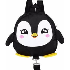 Resim Penguen Çocuk Okul Çantası Karikatür Anaokulu Sırt Çantası Bebek Moda Seyahat Sırt Çantası(Yurt Dışından) 
