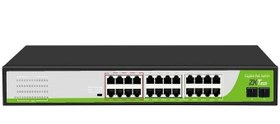 Resim PE242-300-G 24 Port Gigabit 2xSfp Uplink Poe Switch ZKTeco