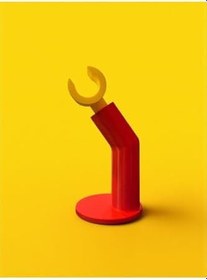 Resim DEKORATİF LEGO KULAKLIK STANDI Kırmızı 10 x 10 