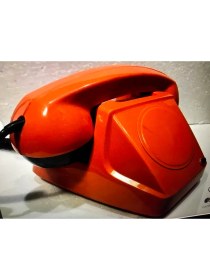Resim TT Turuncu Renk Masaüstü Telefon 