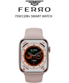 Resim Ferro FSW1119-C Silikon Pembe 45 mm Akıllı Saat 