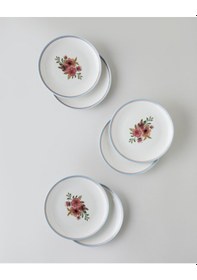 Resim English Home Lilya Porselen 6'lı Pasta Seti 19 Cm Renkli Çok Renkli 