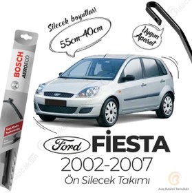 Resim Bosch Aeroeco Ford Fiesta Muz Silecek Takımı 2002 - 2007 