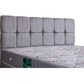 Resim Setaymobilya Baza, Berlin Çift Kişilik Baza + Başlık + Comfort Yatak Seti 