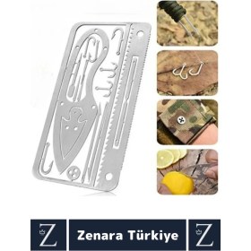 Resim Premium Kompakt Cep Boy Yüksek Kaliteli Çelik Balıkçılık Çok Fonksiyonlu Hayatta Kalma Balıkçı Kiti 