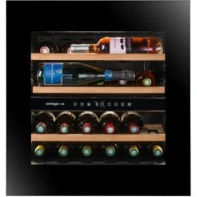 Resim Avintage 24 Şişe Kapasiteli Ankastre Tezgah Altı Şarap Dolabı AVI60PLATIN 