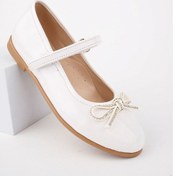 Resim Epaavm - Bıyık Fiyonk Beyaz Cilt Kız Çocuk Ayakkabı - Onr150201 Beyaz 