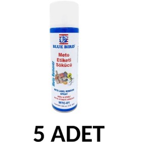 Resim BLUE BIRD 5 Adet 500ml Meto Etiketi Sökücü Sprey 