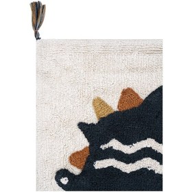 Resim Cool Halı Cool Cotton Krem Bebek Halısı Yıkanabilir Kaymaz Taban Yumuşak Dokulu Dinazor Çocuk Halısı Krem 