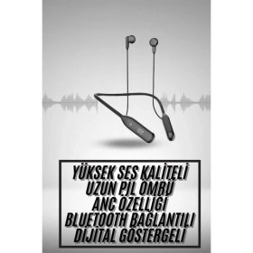 Resim Vintessy Polygold 60 Saat Uyumlu Bluetooth Kulaklık Kablolu Anc Özellikli Kulaklık - MK001R-4O9D88 