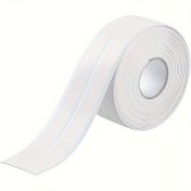 Resim Kendinden Yapışkanlı 3.81 Cm Su Geçirmez Beyaz Silikon Mastik Bant, Banyo Küveti, Mutfak Lavabosu Için (3.2 Metre) Atölyeler Için 