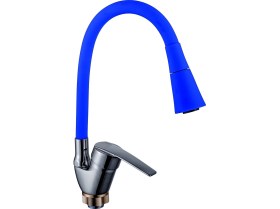 Resim İlk El Grup Ieg™ Oynar Başlıklı Çelik Spiral Üzeri Silikon Kaplama Musluk Başlığı Kobra Fonksiyonlu M 